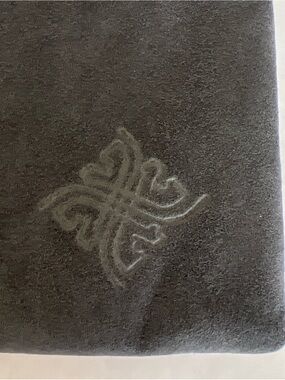 Luxury Embossed Gray Suede Leather Clutch Handbag Wrist Strap -Handmade in India